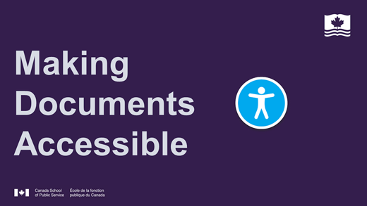Making Documents Accessible